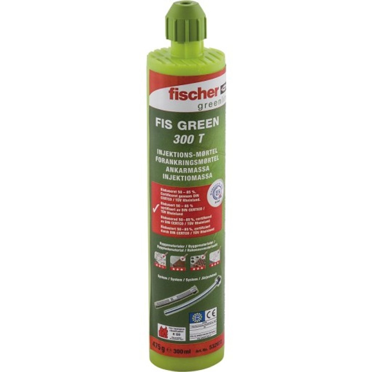 Fischer Green 300ml injektionsmasse 300T