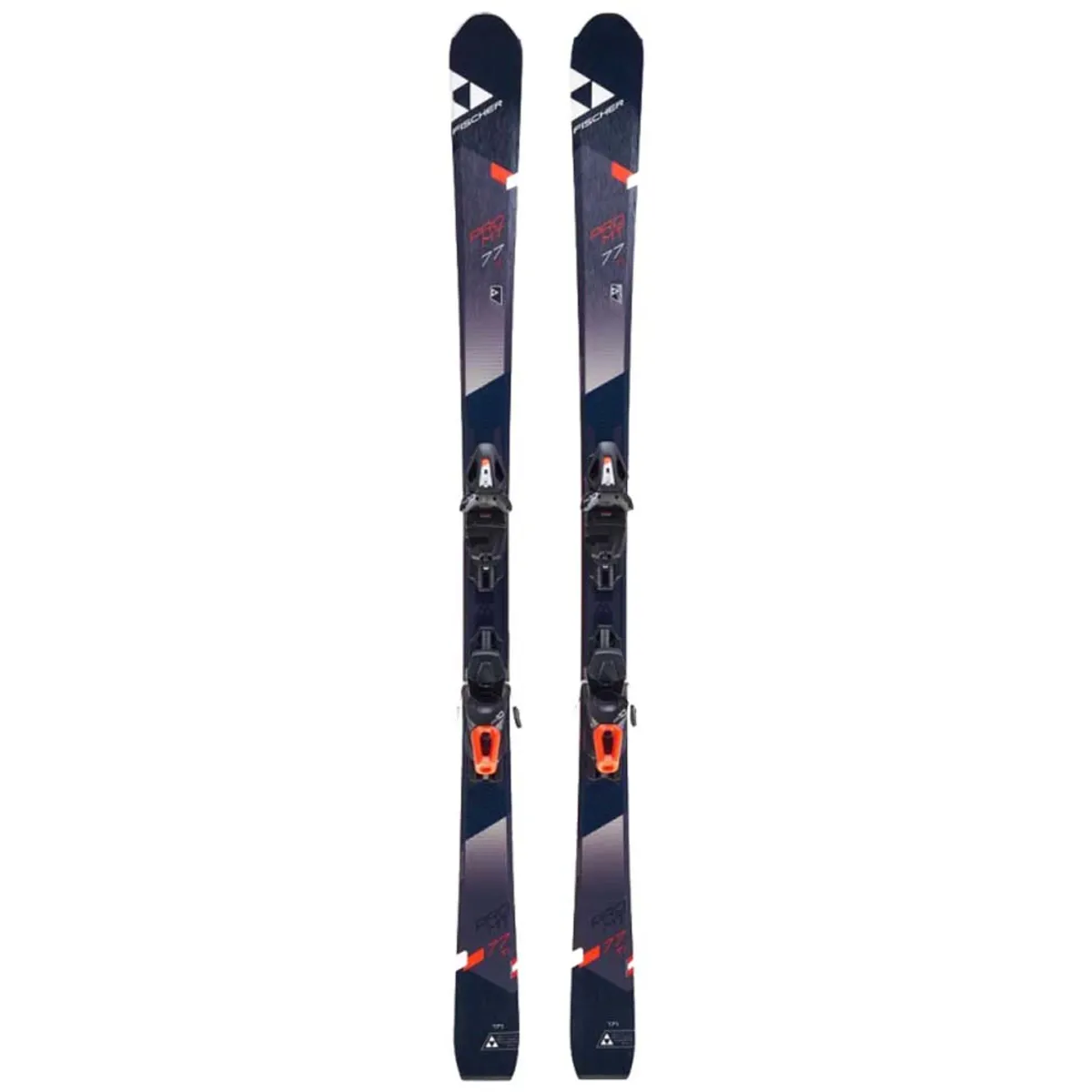 Fischer Pro Mt 77 Ti Ski - Incl. Gw Binding (Størrelse: 178, Farve: Mørkeblå)