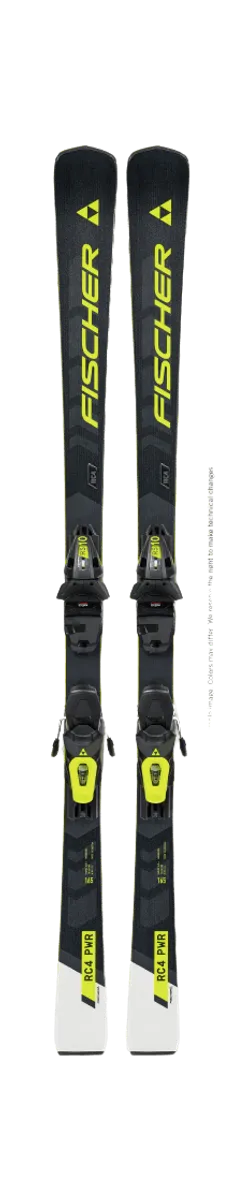 Fischer Rc4 Power Ar Ski Incl. Rs 10 Binding (Farve: Sort, Størrelse: 160)