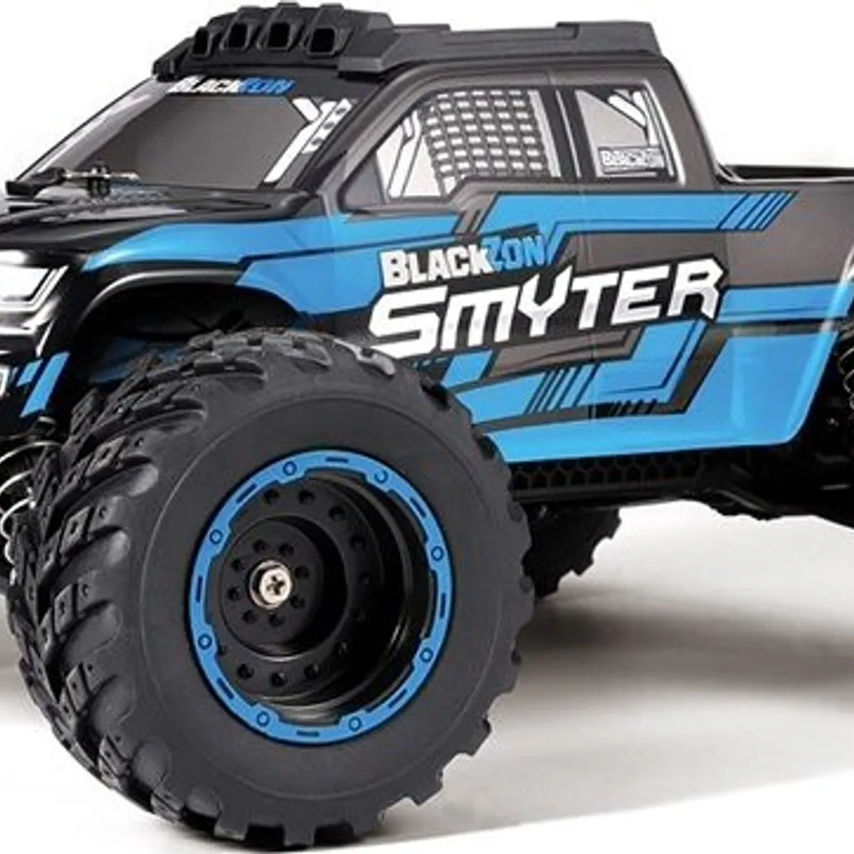 Fjernstyret Monster Truck - Smyter Desert - Blå - Blackzon - 1:12