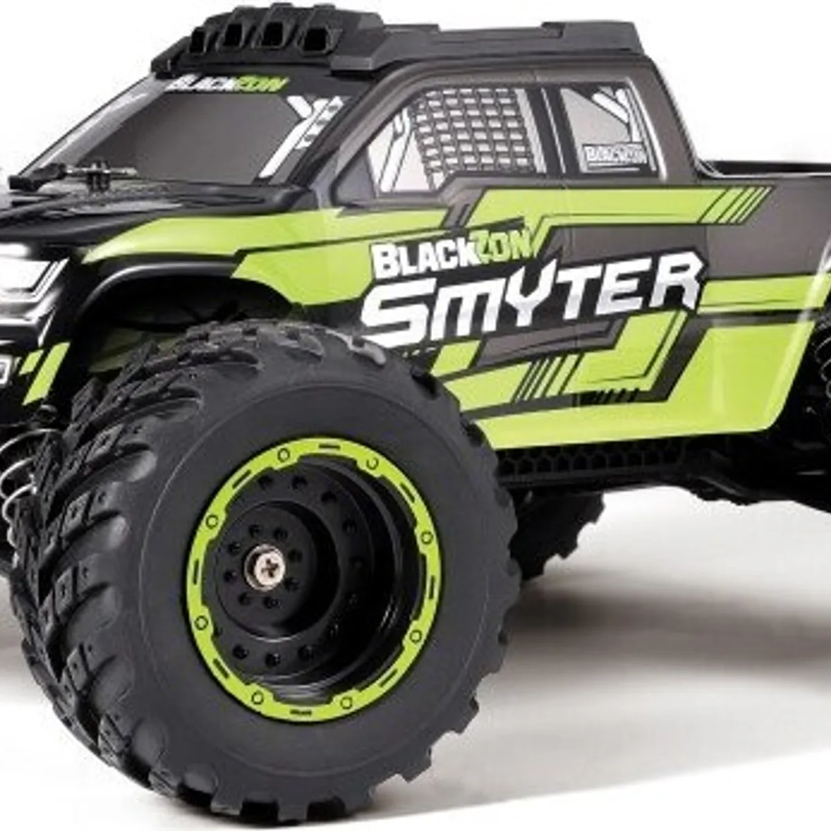 Fjernstyret Monster Truck - Smyter Desert - Grøn - Blackzon - 1:12