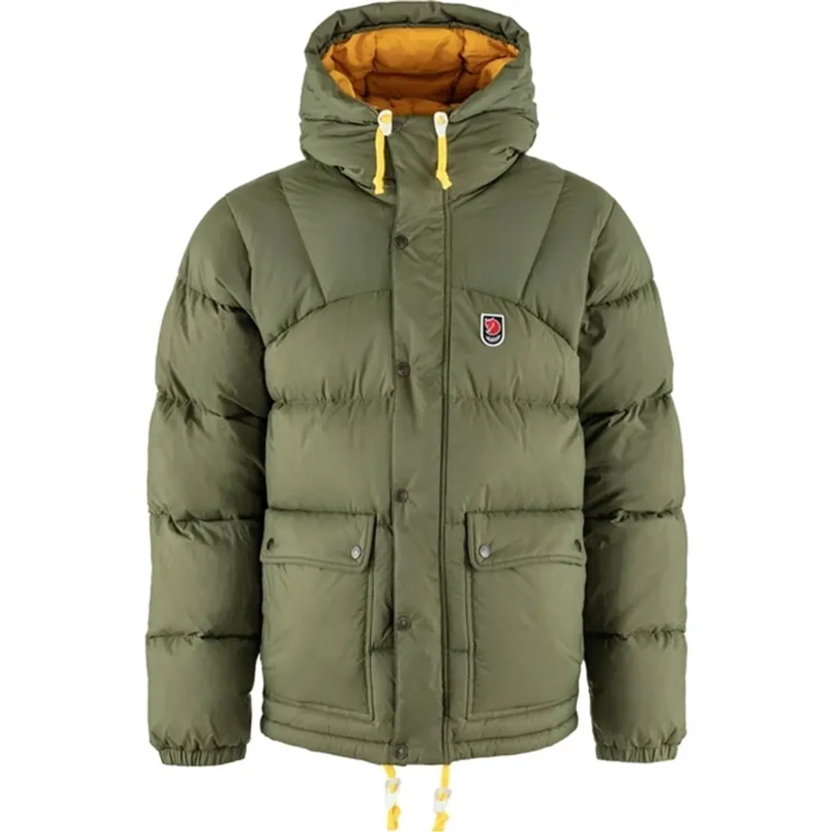 Fjällräven Expedition Down Lite Jacket Men-green / mustard yellow-M - Jakker