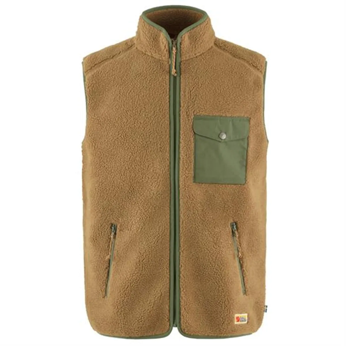 Fjällräven Vardag Pile Fleece Vest Mens, Buckwheat Brown