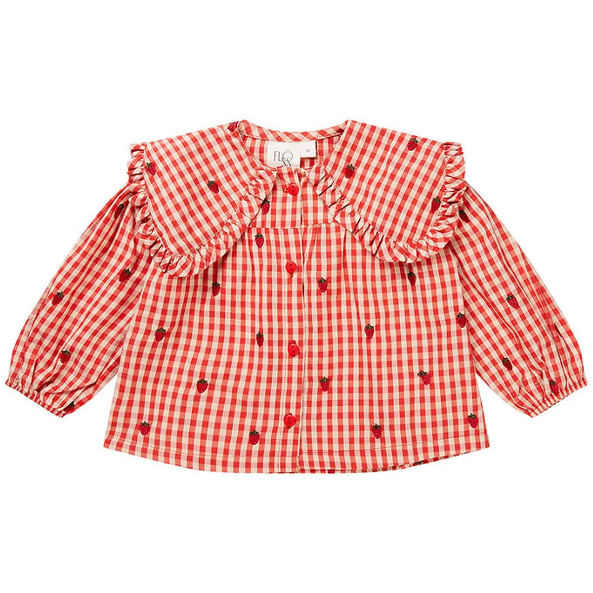 Flöss Bluse - Molly - Berry Gingham