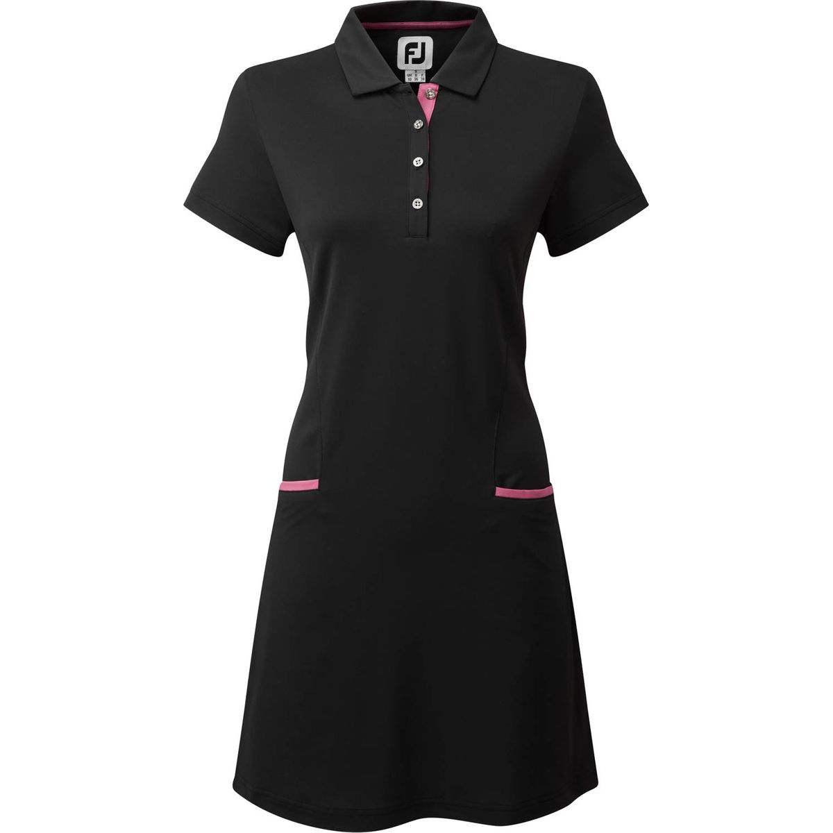 Footjoy Classic Dame Kjole - Black With Hot Pink - Str. M