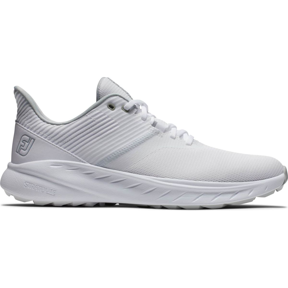 Footjoy Flex (2024) Herre Golfsko Uden Spikes - White/Grey - Str. 41 Normal