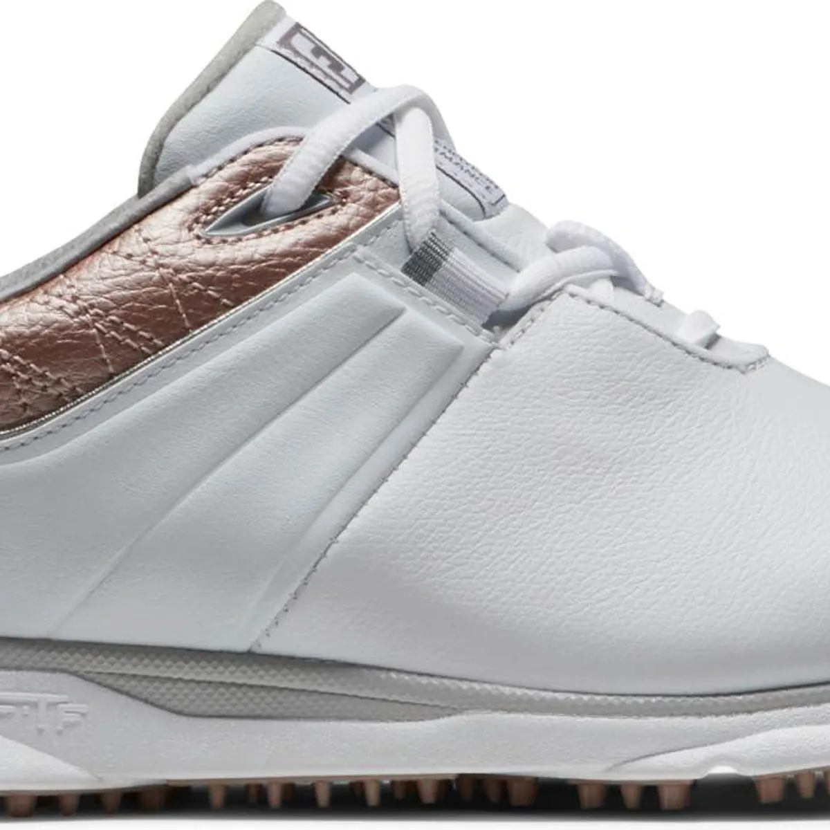 Footjoy Pro SL (2023) Vandtætte Dame Golfsko Uden Spikes - White/Rose Gold - Str. 39 Normal