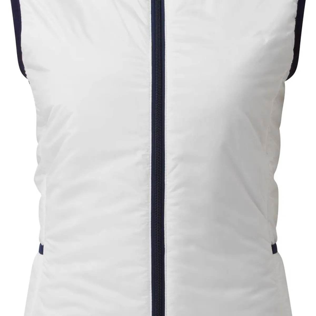 Footjoy Reversible Insulated Dame Vest - White And Navy Houndstooth - Str. XS