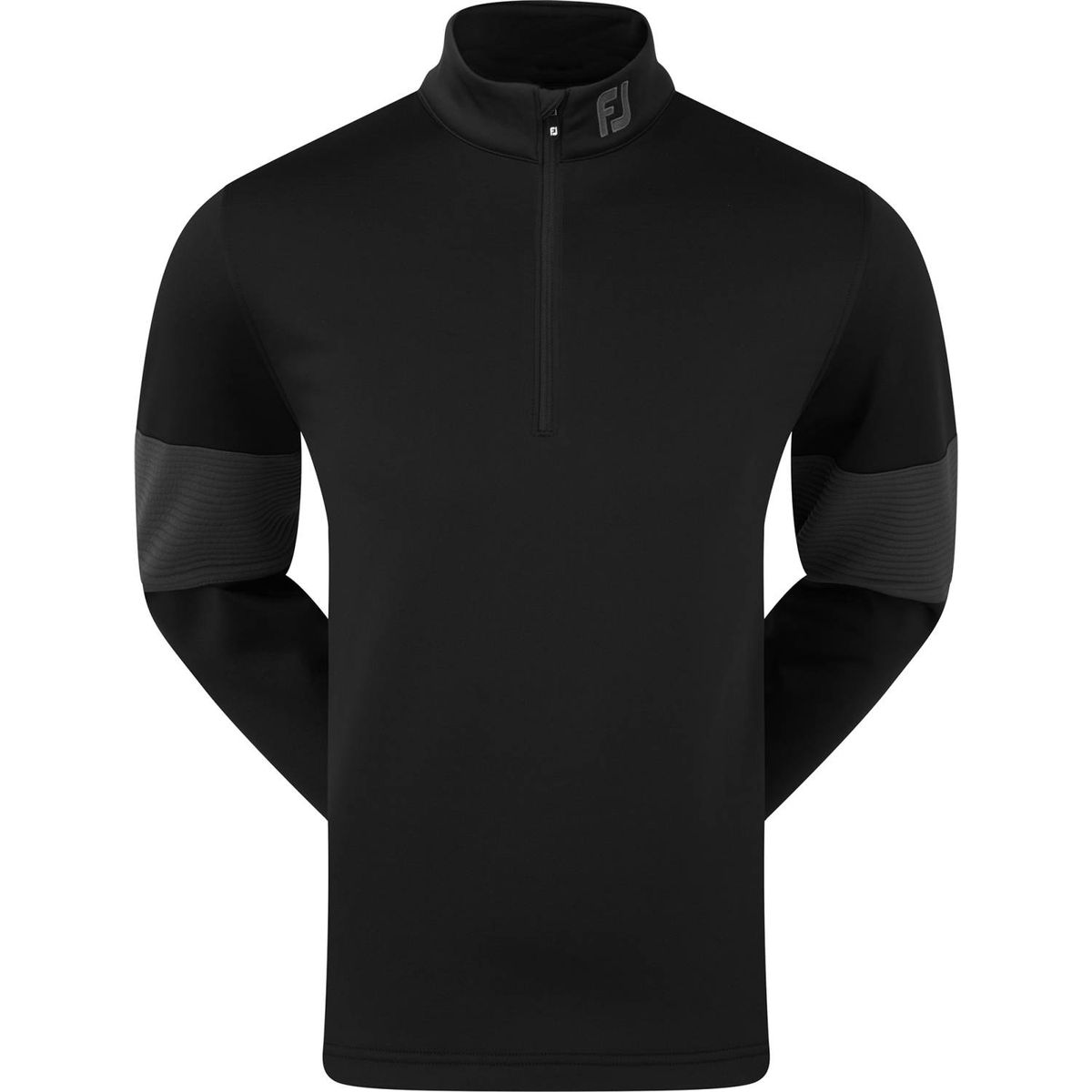 Footjoy Ribbed Chill-Out XP Herre Pullover - Black - Str. M