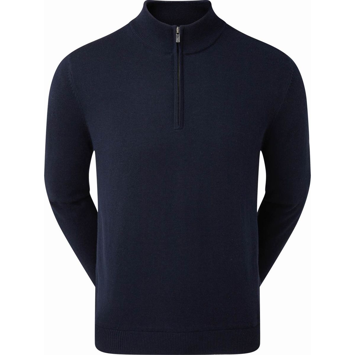 Footjoy Wool Lined 1/2 Zip Herre Pullover - Nvy - Str. XL