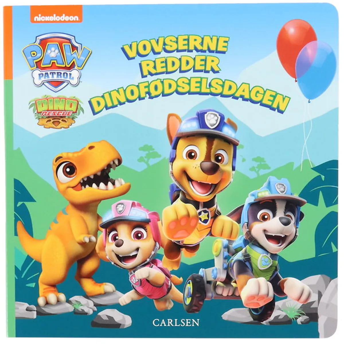 Forlaget Carlsen Bog - Paw Patrol - Vovserne Redder Dinofødselsd