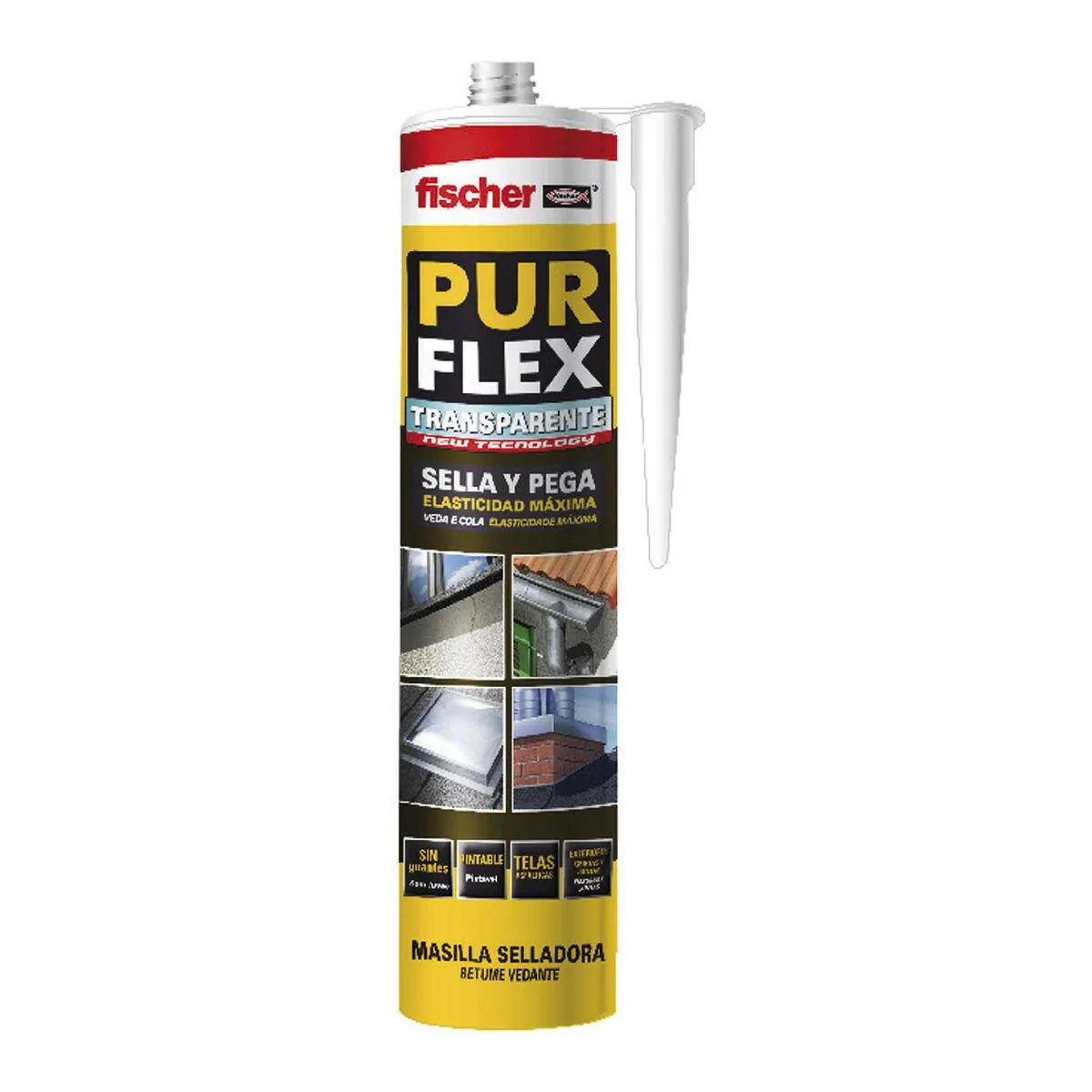 Forsegler/klæbemiddel Fischer pureflex teka 310 ml