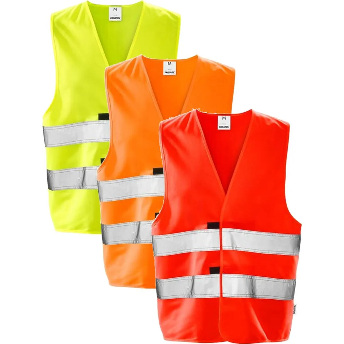 Fristads 100382 Hi Vis vejvest kl.2 501 Hi-Vis gul XS/S