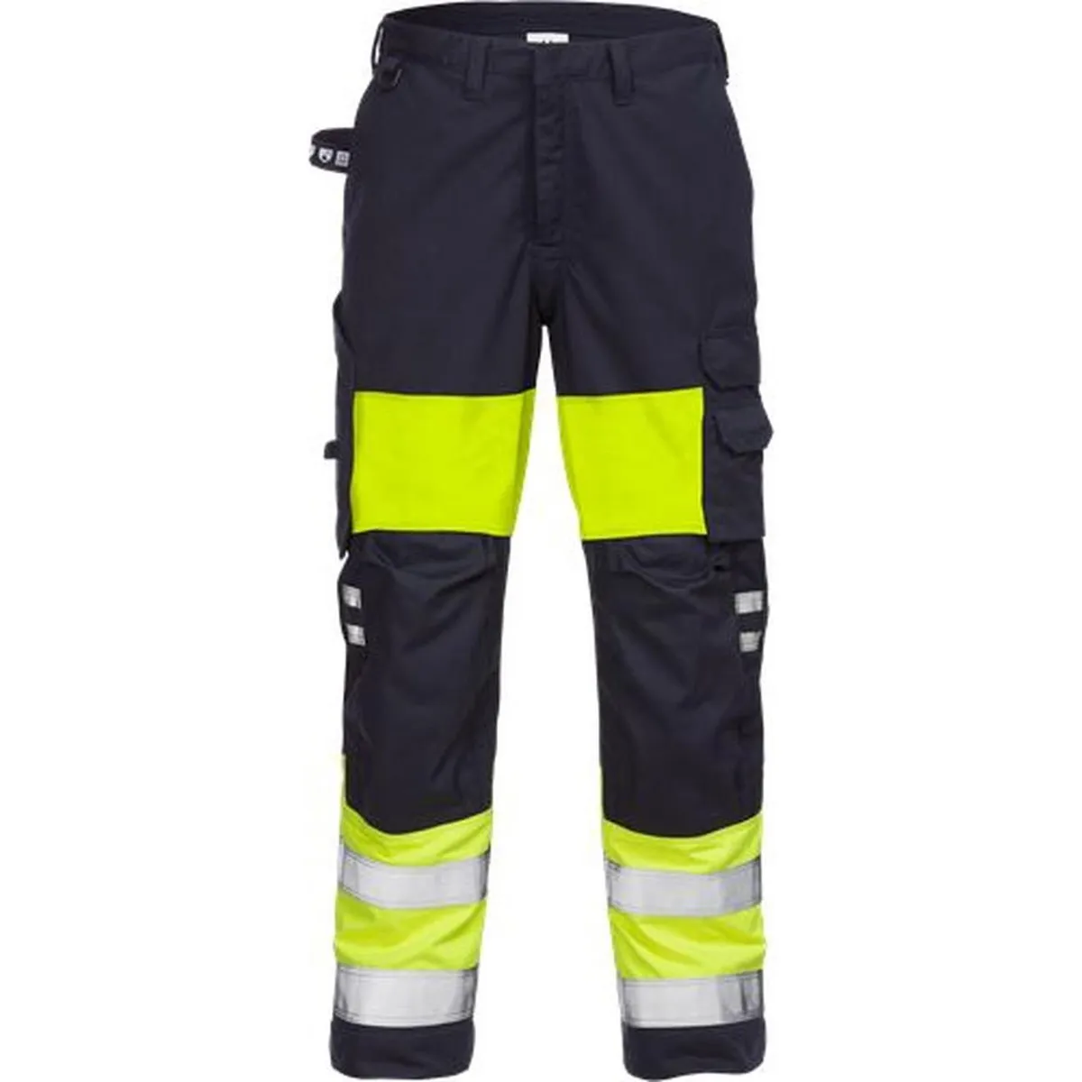 Fristads 122197 Flamestat Hi Vis Bukser dame kl.1 2776 / Arbejdsbukser Hi-Vis gul/Marine 36