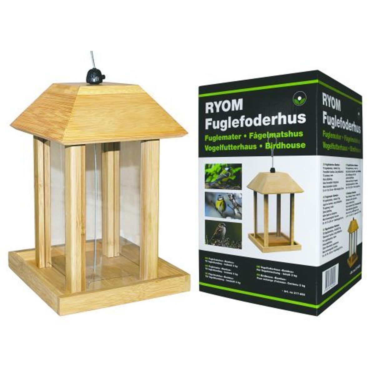 Fuglefoderhus Bambus 3 kg Foderblanding - RESTSALG