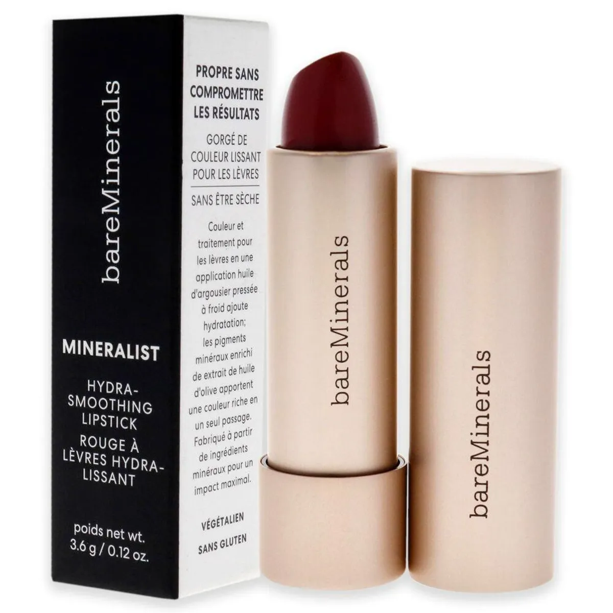 Fugtgivende Læbestift bareMinerals Mineralist Fortitude (3,6 g)