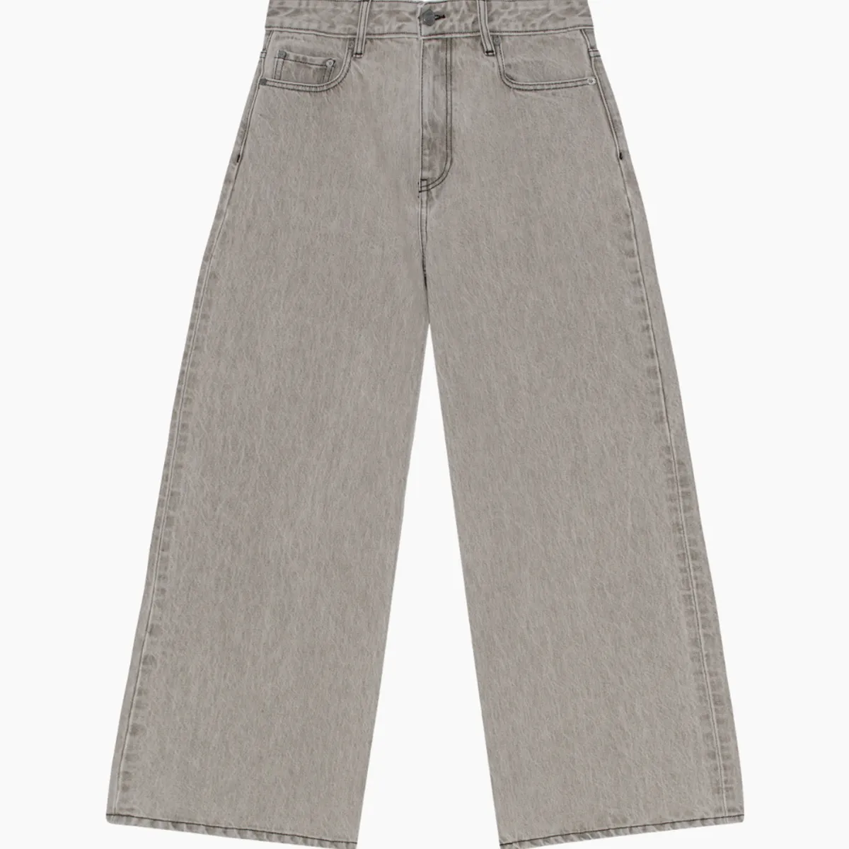 Future Denim Wide Jeans J1549 - Gray Quill - GANNI - Grå 29