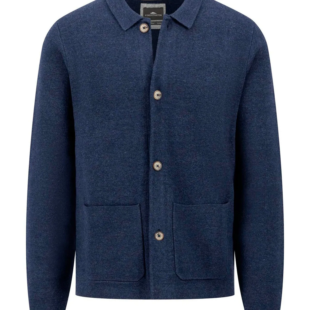 Fynch-hatton Knit Blazer Cotton Wool