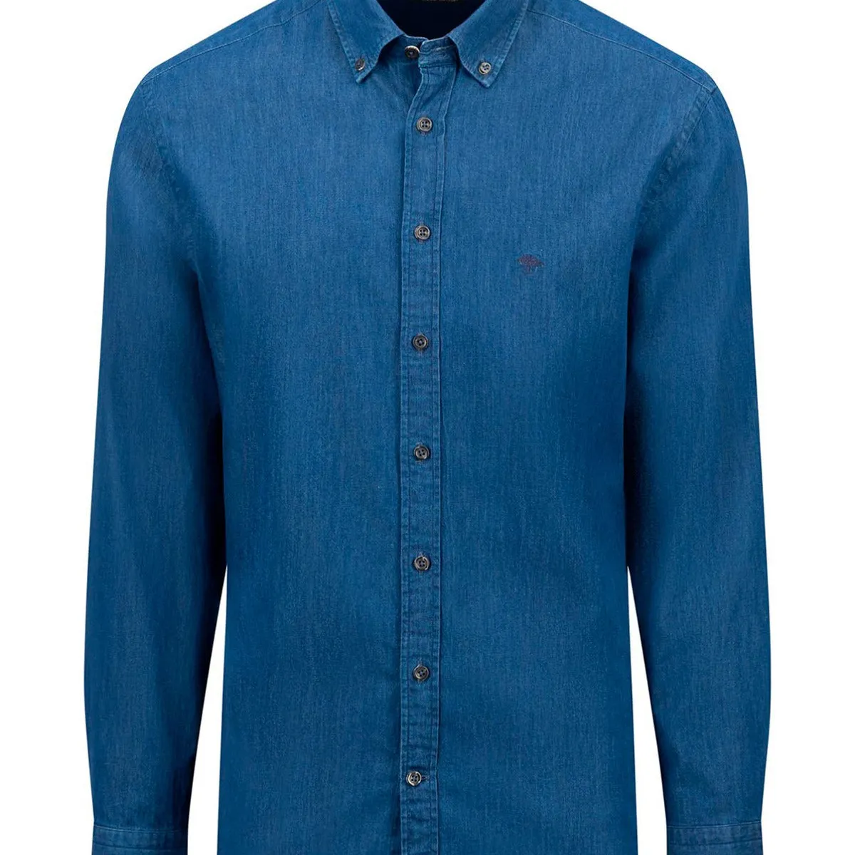 Fynch-hatton Skjorte Ls Denim