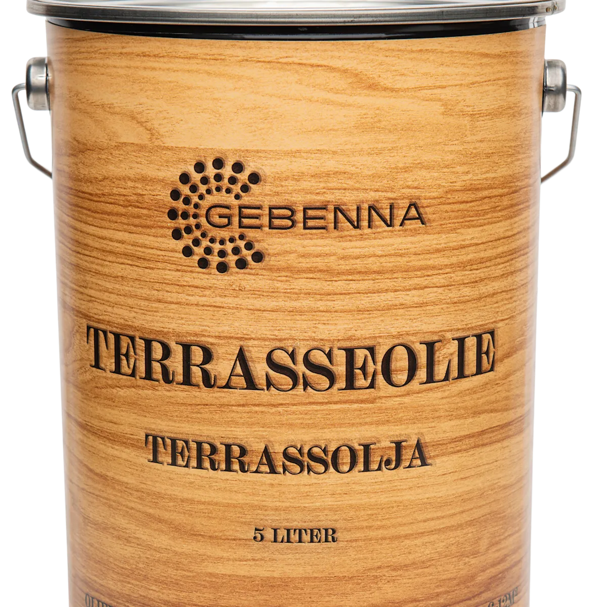 Gebenna Professional: Terrasseolie, Mahogni 5 liter