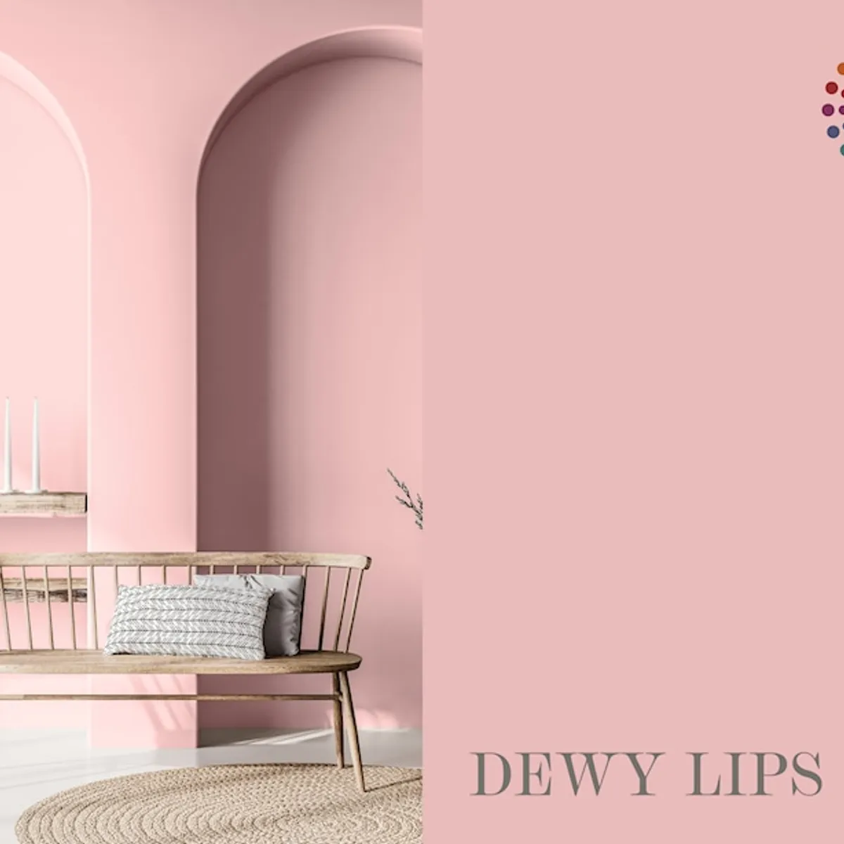 Gebenna Vægmaling: Dewy Lips Farveprøve