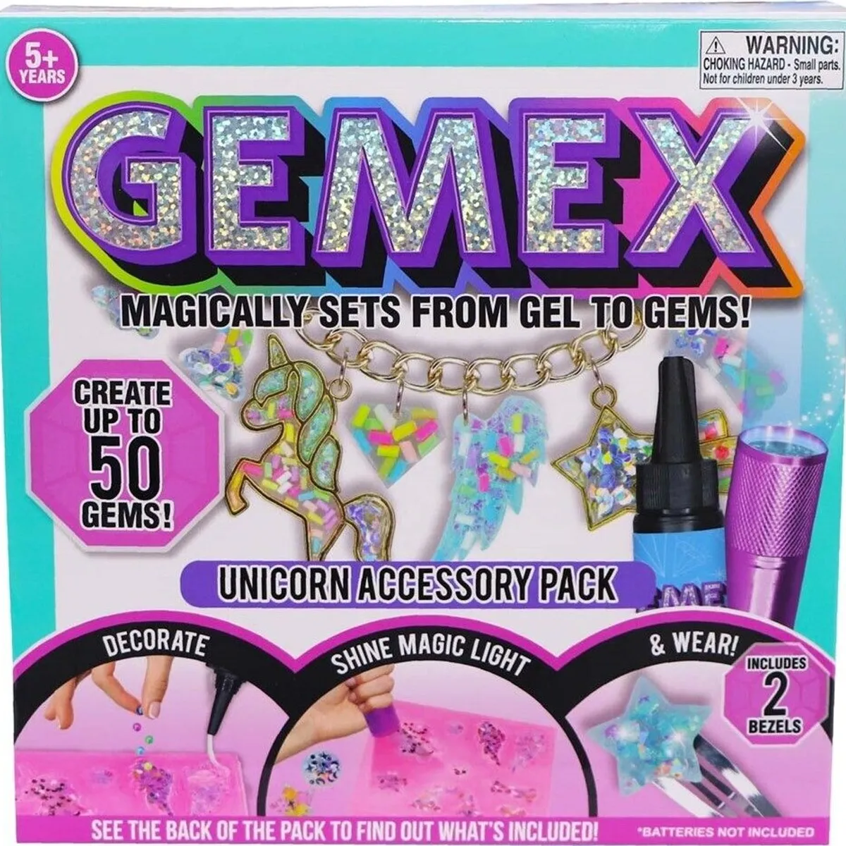 Gemex - Magically Sets From Gel To Gems - Enhjørning Smykkesæt