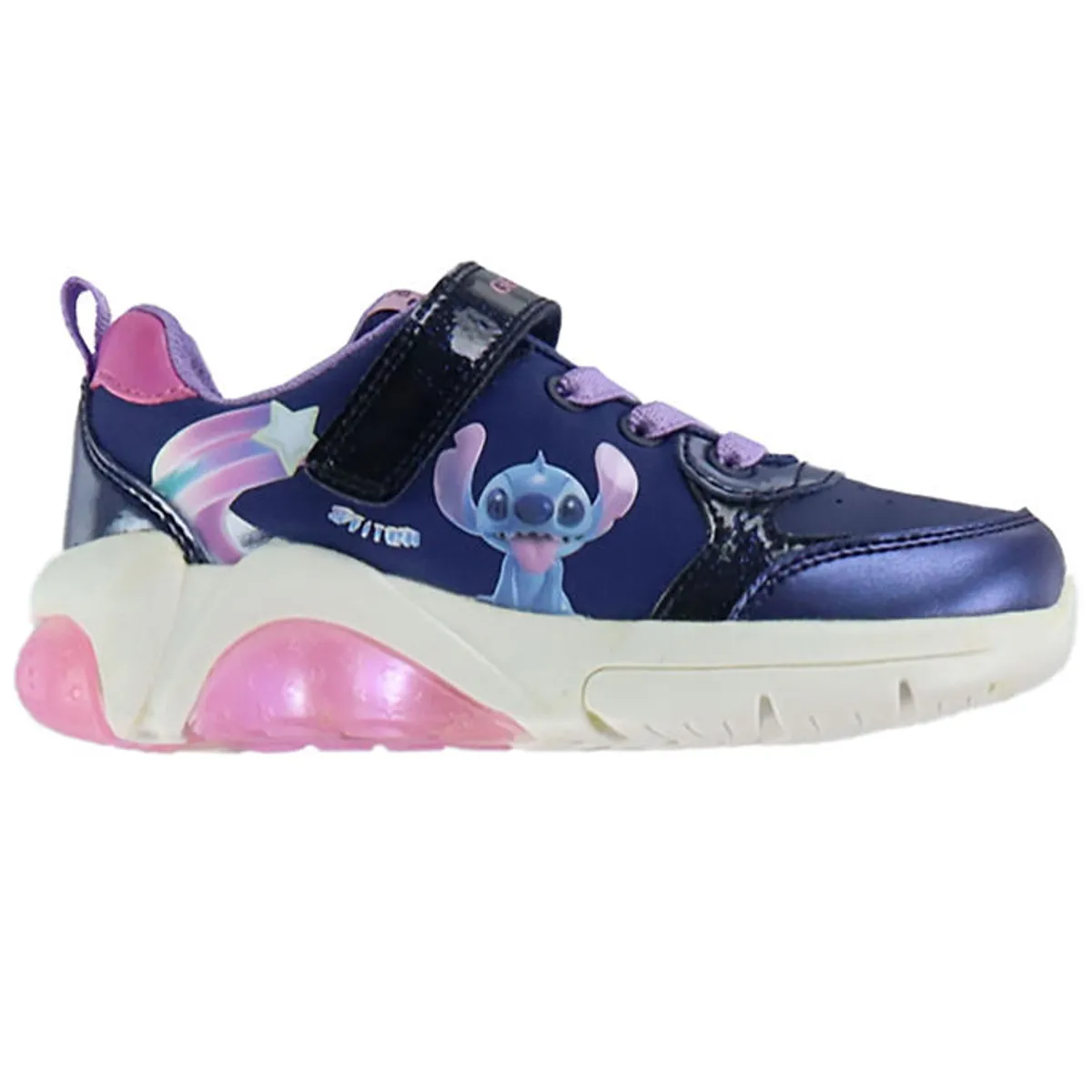 Geox Blinkesko - J Fadinlight - Tex - Navy/Fuchsia