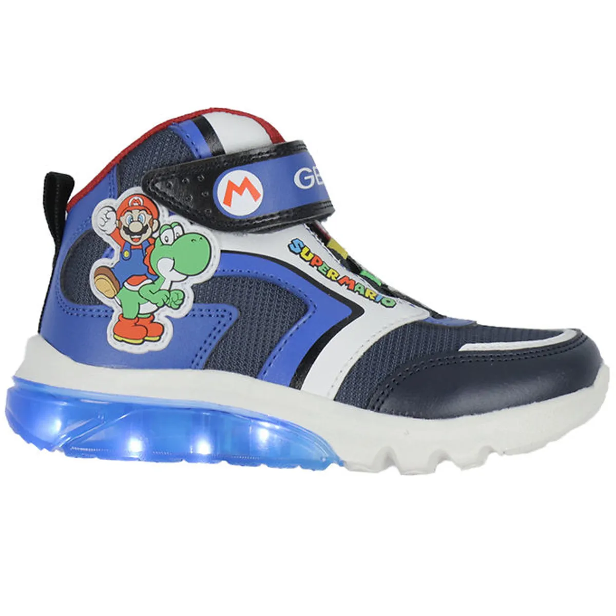 Geox Støvler - J Ciberdron - Super Mario - Navy/Royal