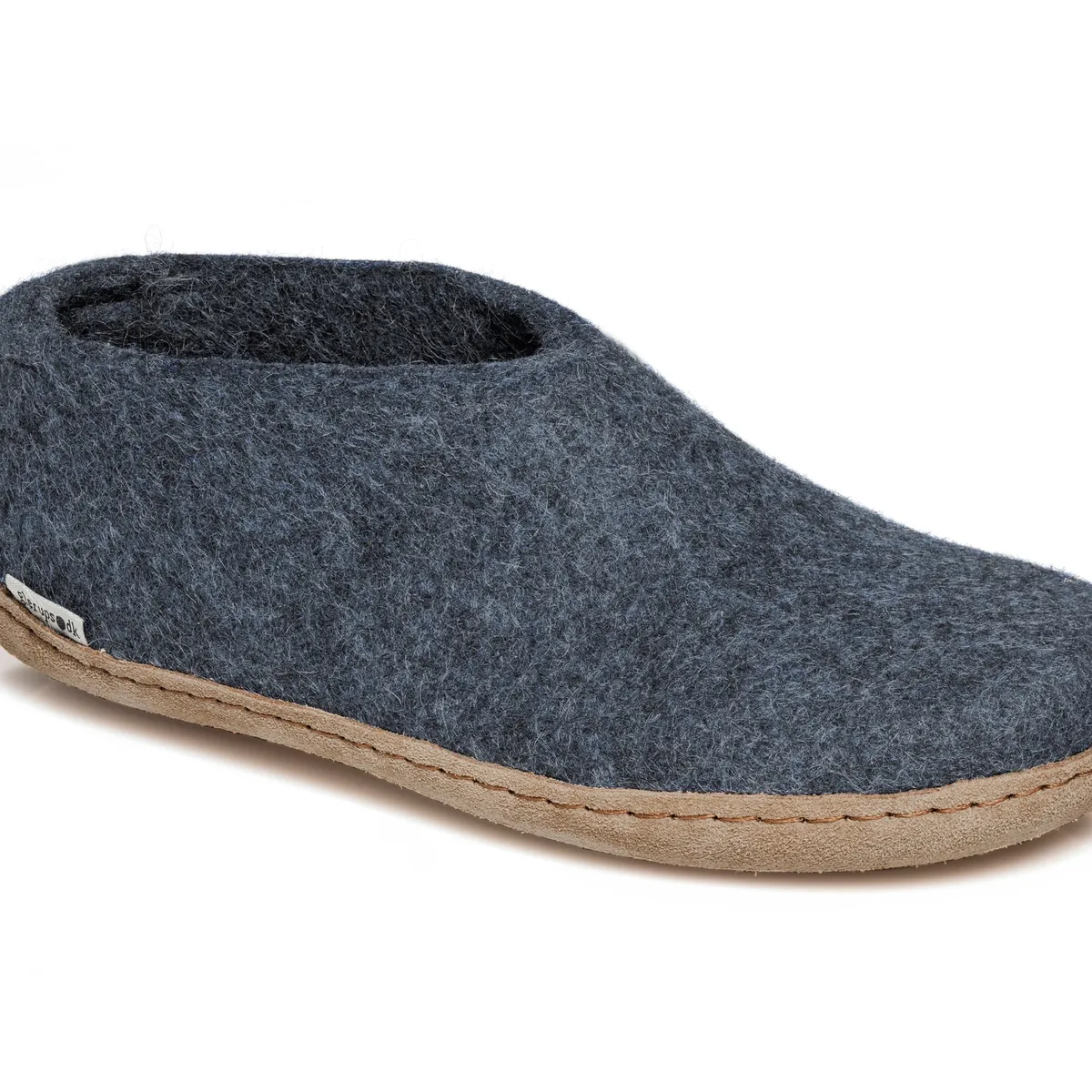 Glerups - Sko m/skindsål, 64-0244 - Denim - 42