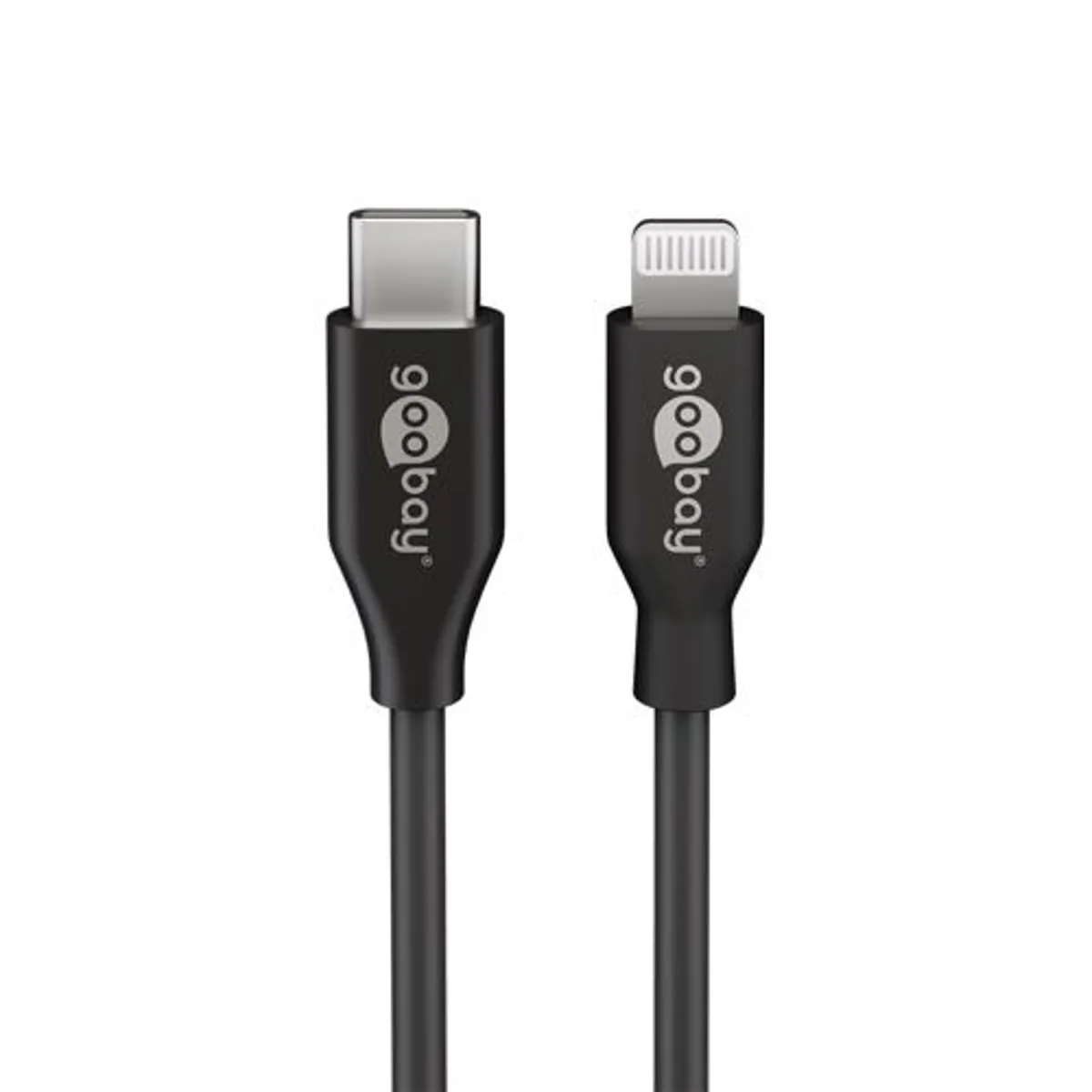 Goobay - USB-C kabel Apple MFi certified (USB-A / Apple Lightning) (Han-Han) (Sort) - 0,5 m