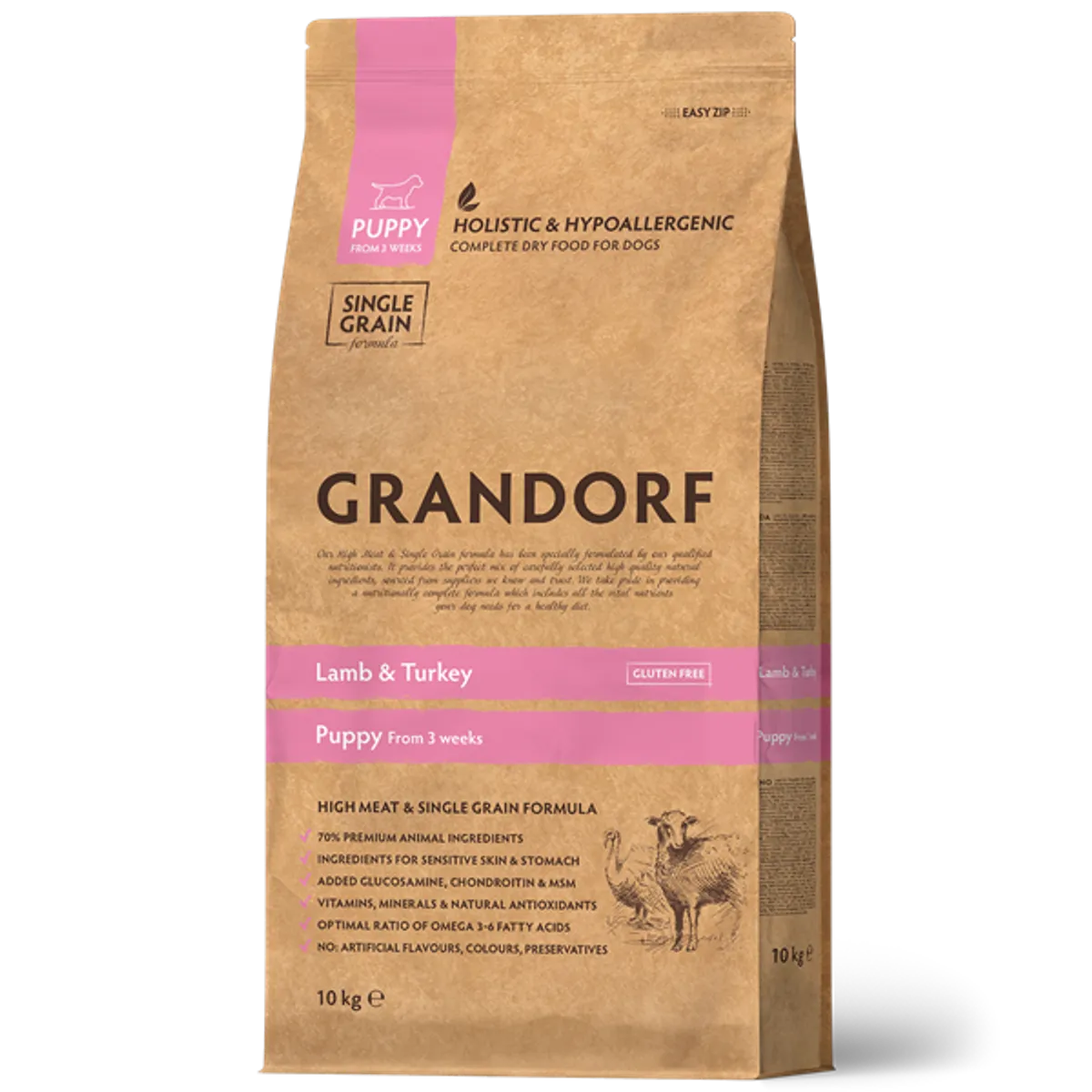 Grandorf Puppy Lamb&Turkey 10Kg