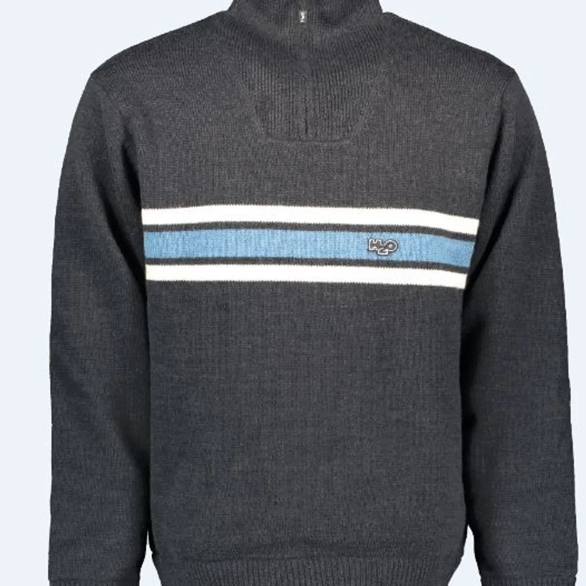 H2o Icon Stripe Wind Knit Herre (Farve: Army/black Blk, Størrelse: Xxs)