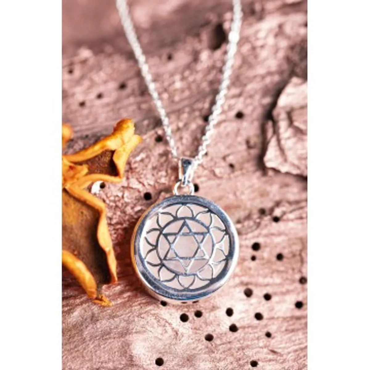 Halskæde hjerte chakra - Spirituelle smykker - GodKarmaShop