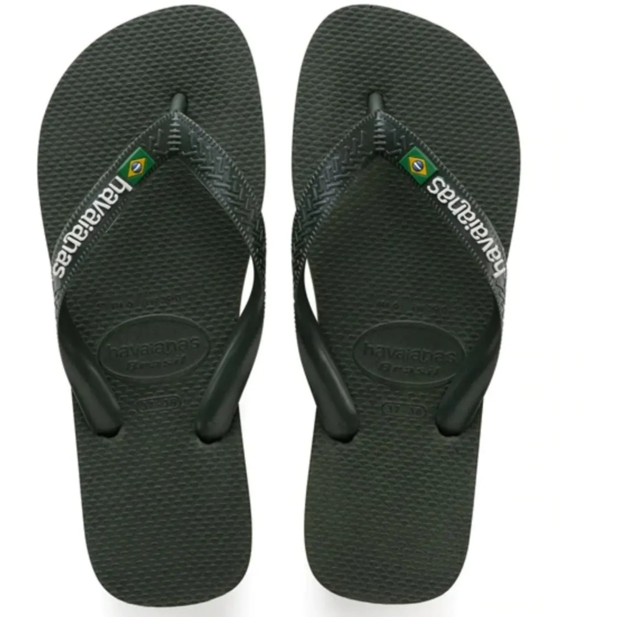 Havaianas Slippers Unisex Brazil Logo 4110850 - Green Olive4896