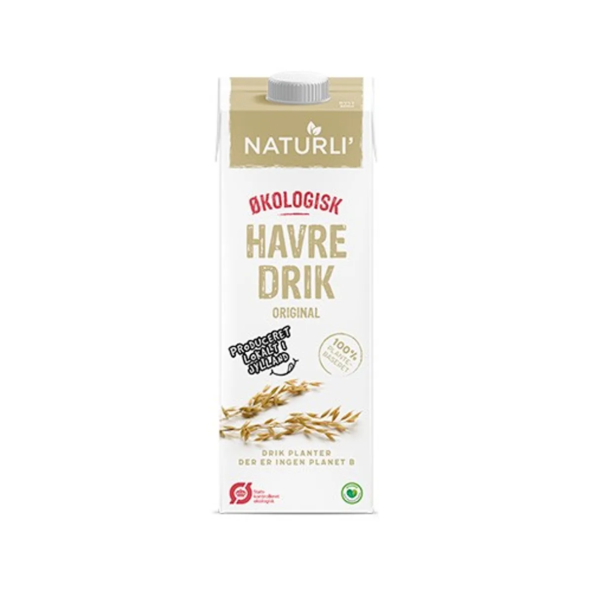 Havredrik Økologisk - 1 liter - Naturli - DISCOUNT PRIS