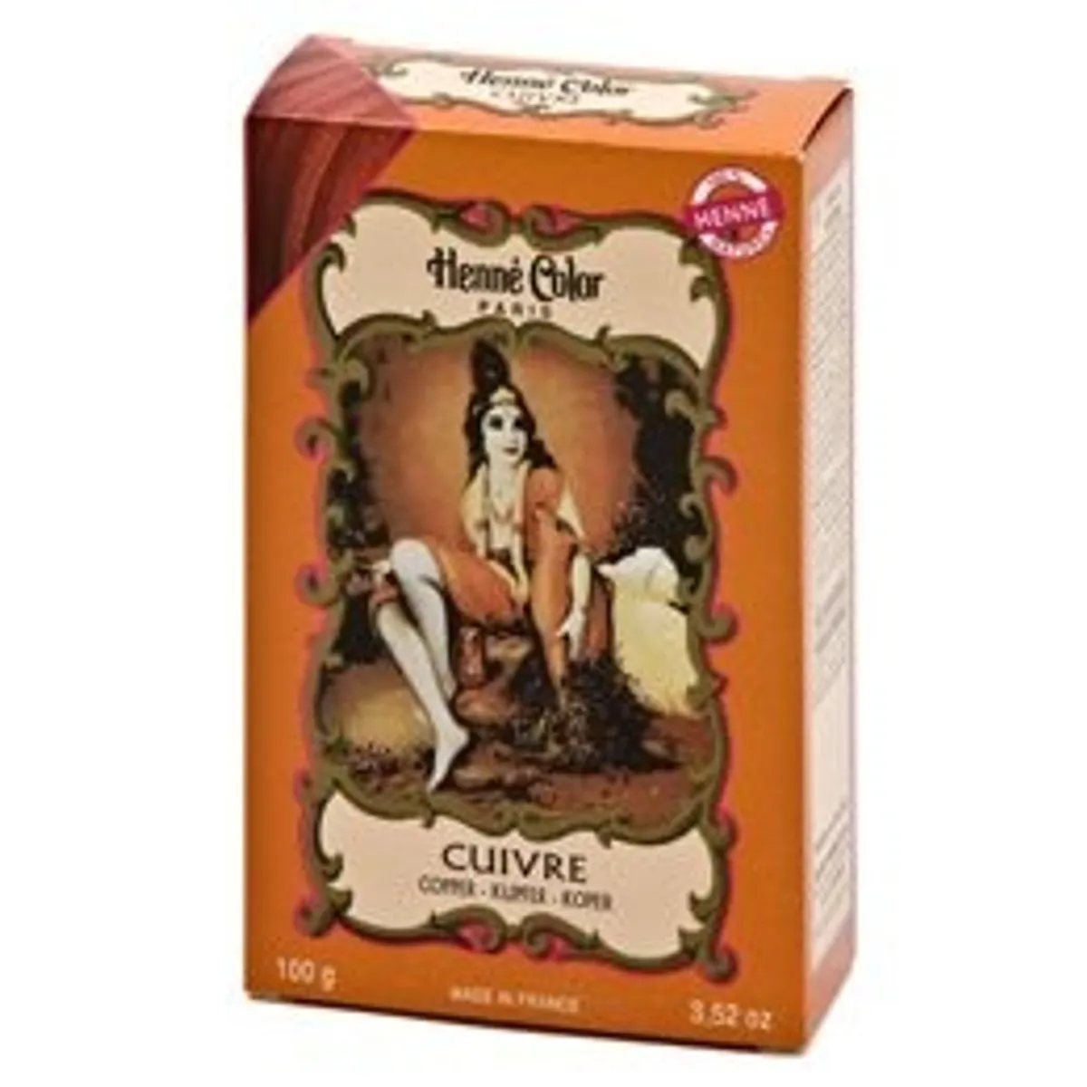 Henna Hårfarve Pulver Kobber, 100g.