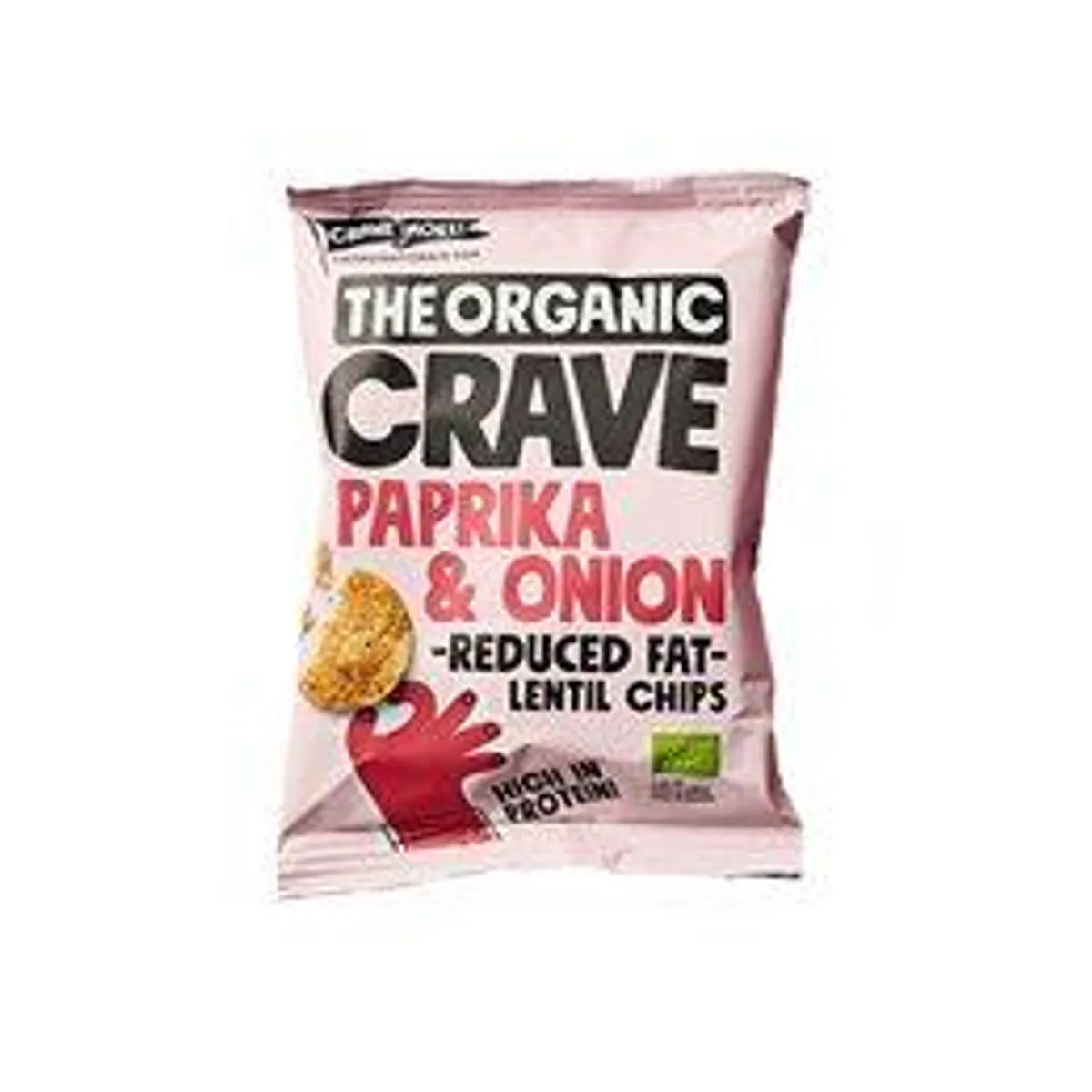 High Protein Lentil Chips Ø Paprika & Onion - 30 g.