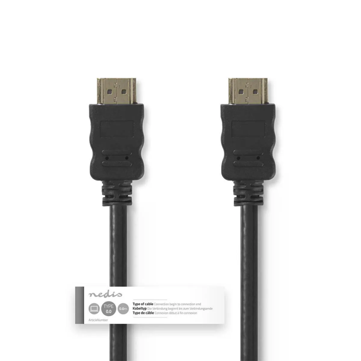 High Speed HDMIâ¢-kabel med HDMIâ¢-stik 7,5 m Sort