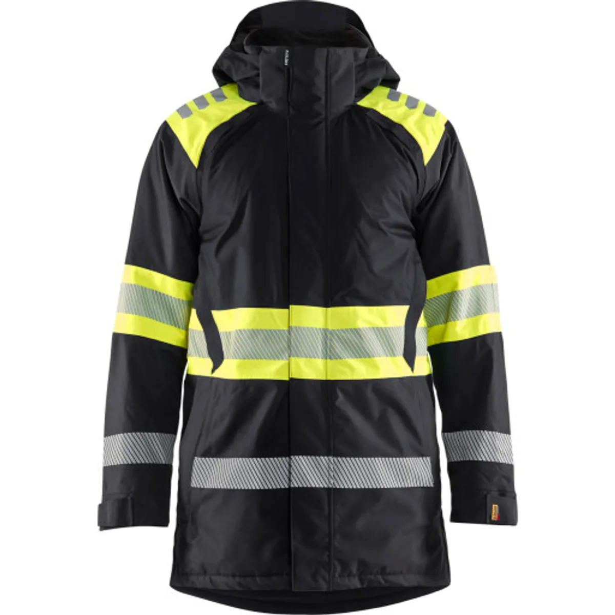 HIGH VIS VINTER PARKA SORT/HIG