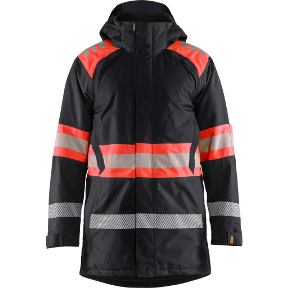 HIGH VIS VINTER PARKA SORT/HIG