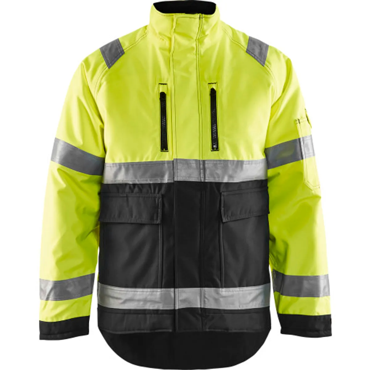 HIVIS VINTERJAKKE GUL/SORT XS