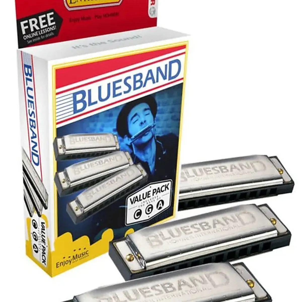 Hohner Blues Band ValuePack Mundharpe sæt (C, G, A)