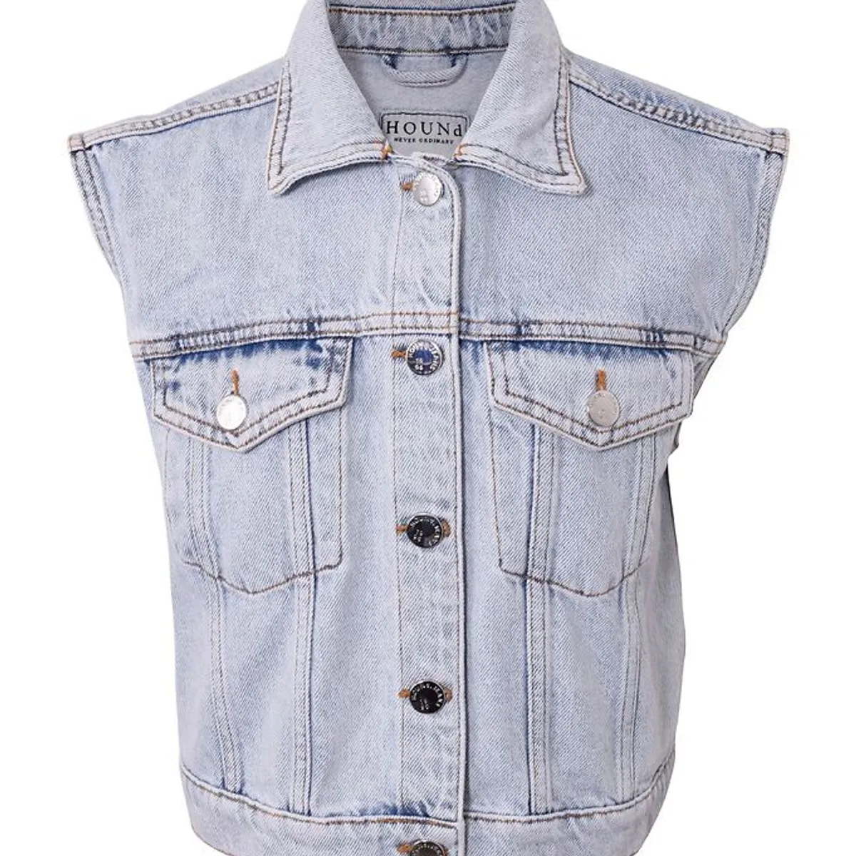 Hound Vest - Denim - Light Blue Used