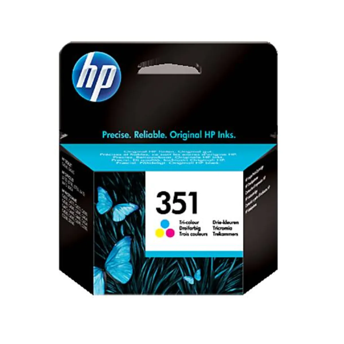 HP 351 CMY (CB337EE) 3 farve blækpatron, Original, 3,5 ml