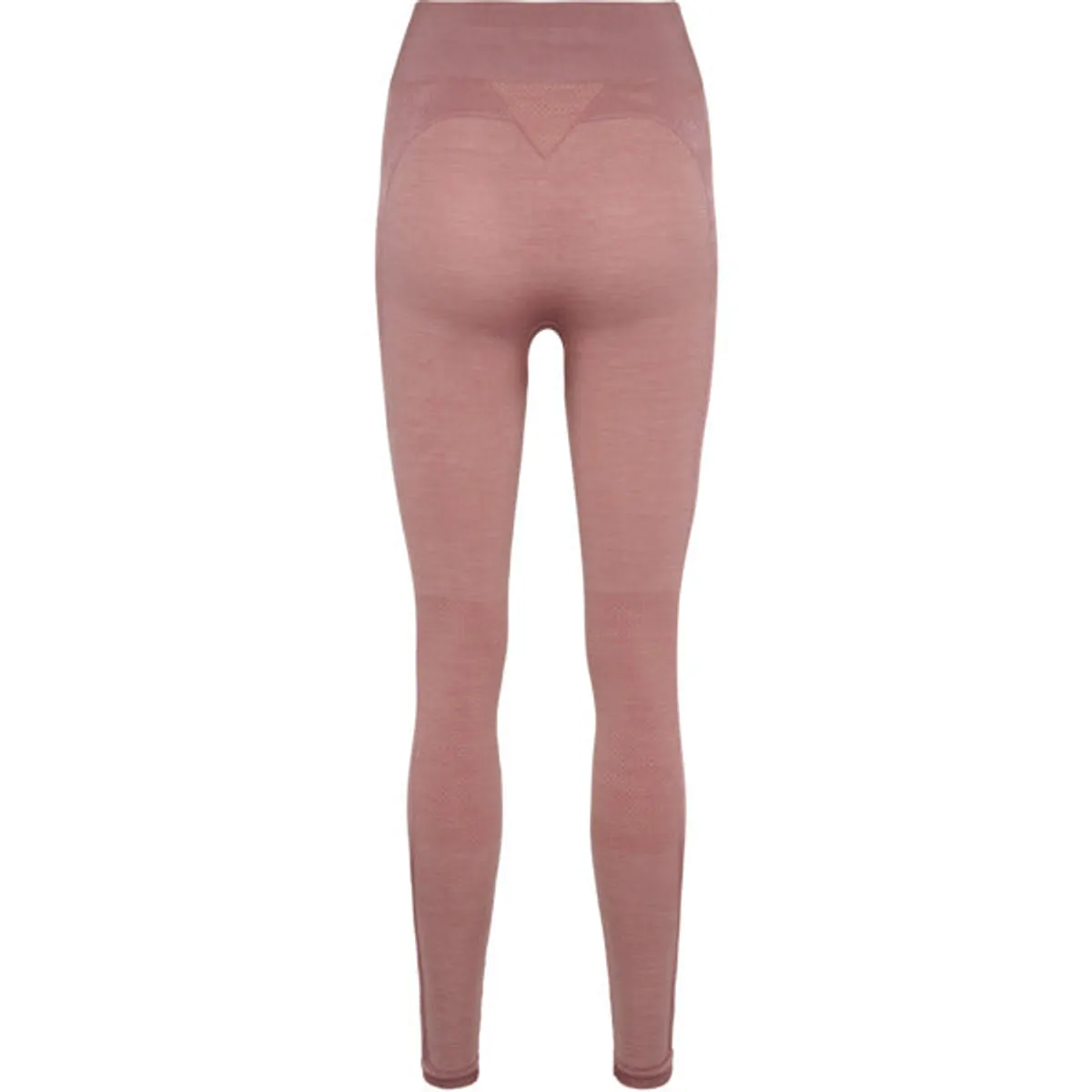 Hummel CLEA Seamless Mid Waist Tights - Woodrose/Rose Taupe Melange