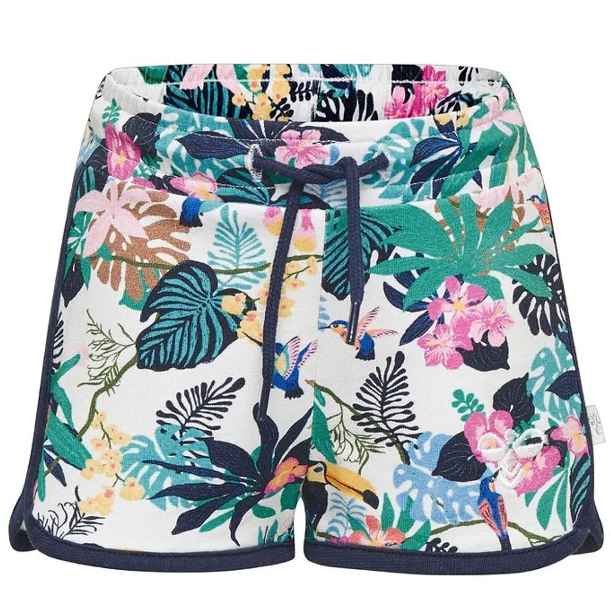 Hummel Shorts - HMLKaia - Lysegrøn m. Blomster