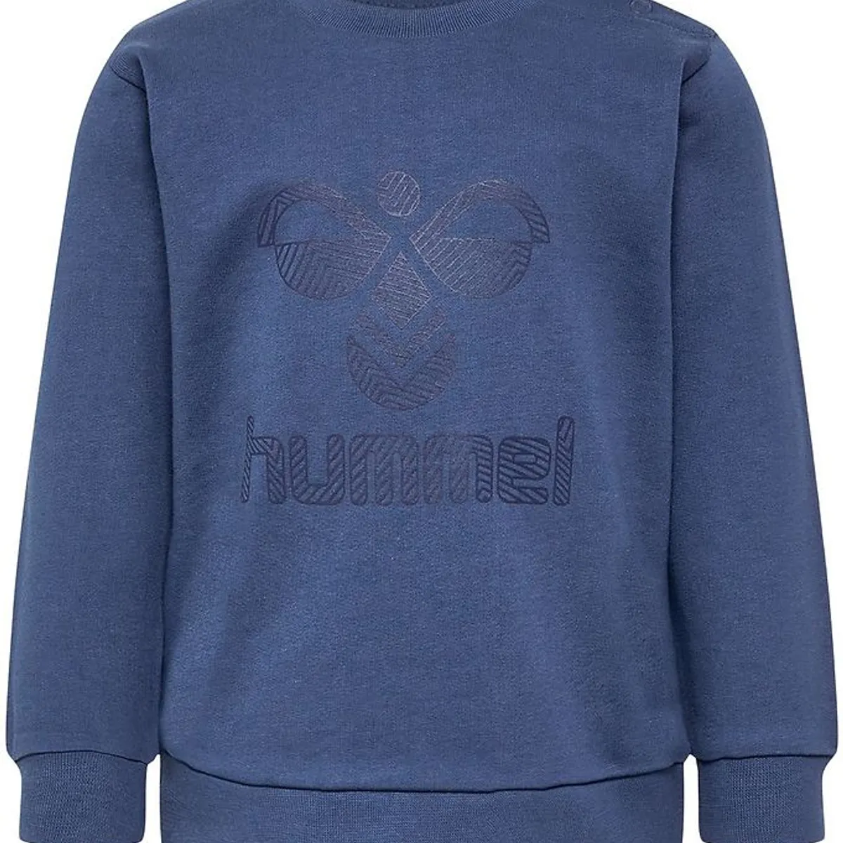 Hummel Sweatshirt - hmlFastwo Lime Sweatshirt - True Navy