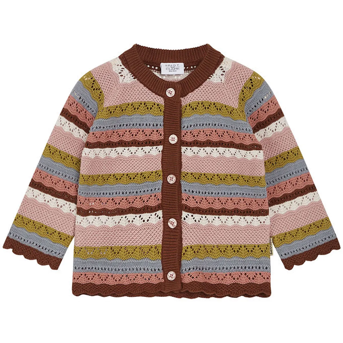 Hust and Claire Cardigan - Strik - Carren - Dusty Rose m. Hulmøn