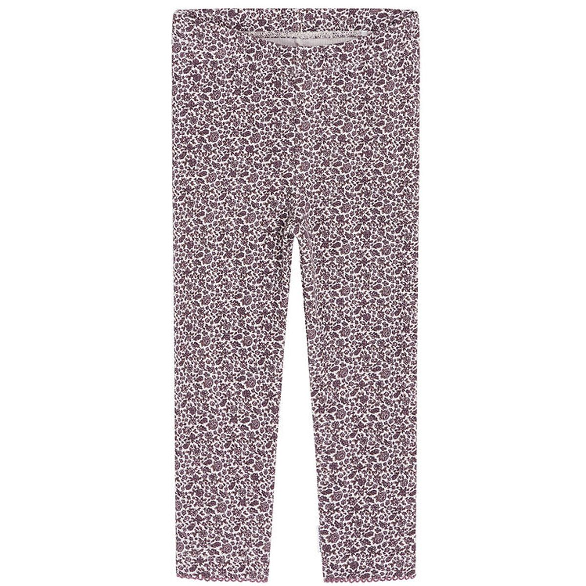 Hust and Claire Leggings - Vaflet - Lamia - Gray Lilac m. Blomst