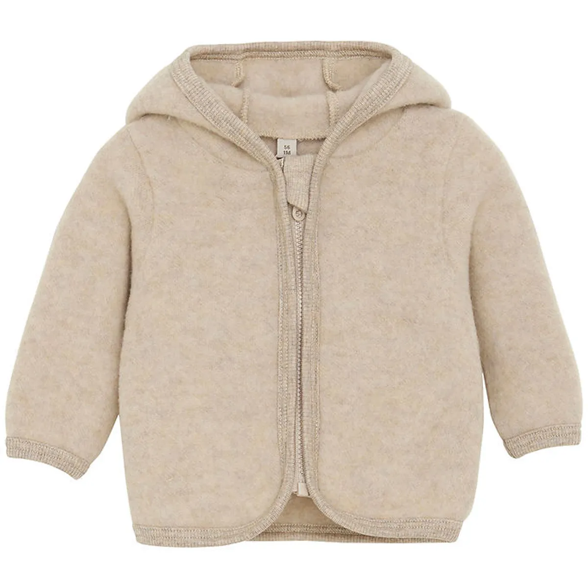 Huttelihut Cardigan - Uld Fleece - Camel Melange